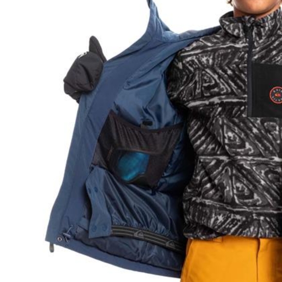 Quiksilver NEW Mission Print Block Snow Jacket - Picture 13 of 14